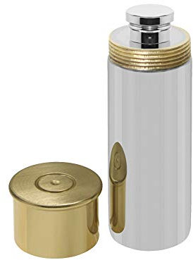 English Pewter Company 4oz Shotgun Cartridge Shell Pewter Hip Flask [SF667]