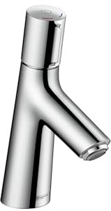 hansgrohe Wasserhahn Talis Select S (Armatur mit Auslauf Höhe 80mm und Zugstangen-Ablaufgarnitur) Chrom