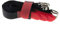 10x Klett-Kabelbinder 200x20 schwarz-rot Flausch/Klett gleichseitig Klettbinder