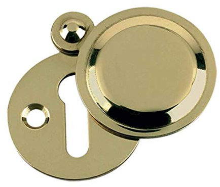 Stormguard, copertura per buco della serratura, placca coperta paraspifferi con serratura vittoriana (1, oro)