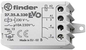 RELE' COMMUTATORE FINDER EVO 230V ART. 27.25.8.230 CON CONDENSATORE