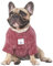 iChoue Haustier-Hunde-Pullover, Winter, warm, Rollkragen, für englische Bulldogge, Bully, Pitbull, Cord, kaltes Wetter, Pullover, Mantel, Shirt, Violett/XXL