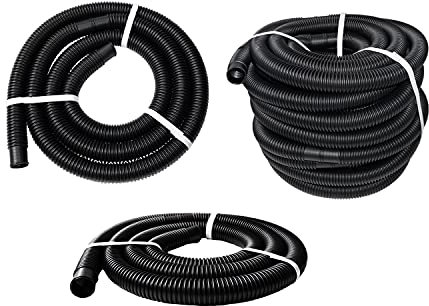 PoolSun Poolschlauch 32mm schwarz Schwimmbadschlauch (12 Meter)