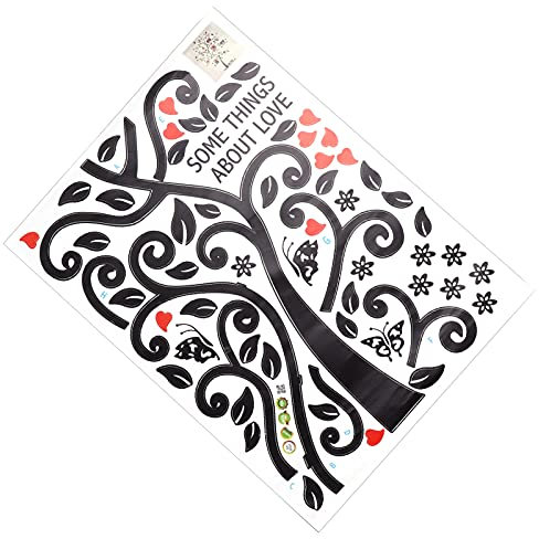 Alvinlite Sticker Mural Arbre Cadre Photo Bricolage, Autocollants de décoration d'art Mural Autocollant Arbre Photo Amovible pour décoration de Fond de Chambre à Coucher