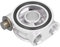 Ölfilter Sandwichplatte Ölfilter Temperatur Ölfilteradapter Ölkühlerfilter Sandwichplatten Thermostat Adaptersatz 3/4 Zoll 16-UNF AN10 M18 x 1,5 mm Fitting Uni
