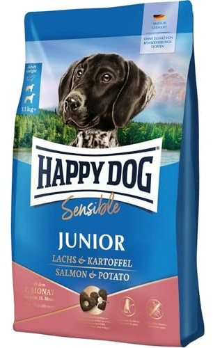 Happy Dog Supreme Sensible Junior Huhn, Lachs & Kartoffel 10 kg