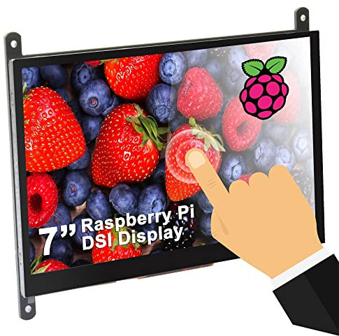 OSOYOO 7 Inch DSI Touch Screen LCD Display 800x480 for Raspberry Pi 4 3A 3B+ 2 with DSI Cable