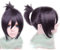 ESPADE Wig Anime Cosplay Anime Noragami yato Short Dark Purple Braided Cosplay Hair Heat Resistant Costume Wigs + Free Wig Cap