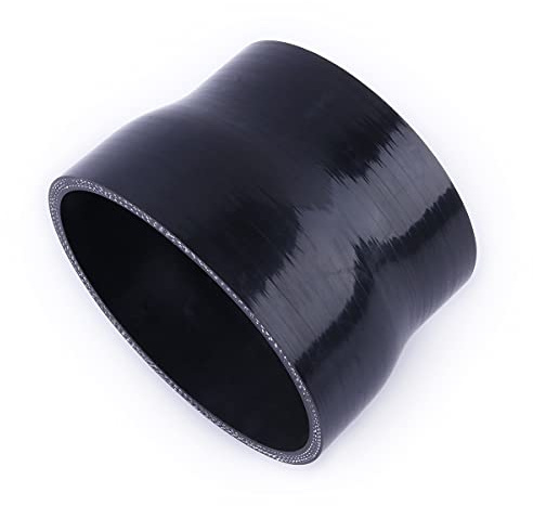 LUXERAD Manguera de Silicona Reductora 3.5 a 4 Pulgadas - Acopladora 89 mm a 102 mm Diámetro Interior - 4 Capas Reforzadas para Turbo Intercooler e Hidráulica