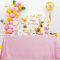 QueenDream Nappe Rose à Paillettes de 152,4 x 259,1 cm pour décorations de fête, Nappe à Paillettes pour fête prénuptiale, fête prénatale, Mariage