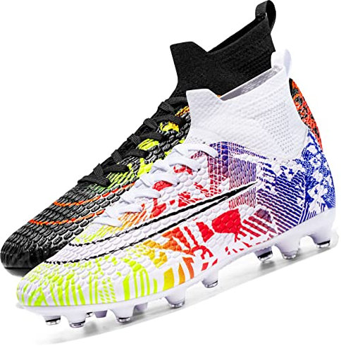 AMLCWZ Jugend Fußballschuhe Herren Rasen Fußballschuhe Kinder Outdoor Fußballschuhe Hallen Fußballschuhe rutschfeste TF/AG Fußball Trainingsschuhe