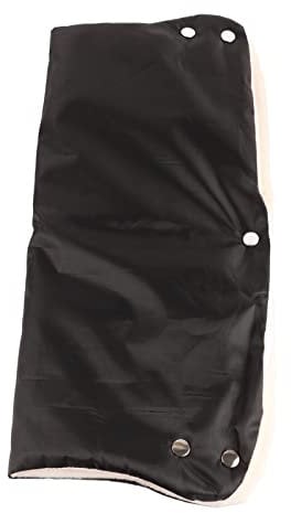 Kinderwagen-Handschützer, Snap-Design, Warme Kinderwagen-Muffs, Professionelles, Dickeres Oxford-Tuch für Reisen (Schwarz)