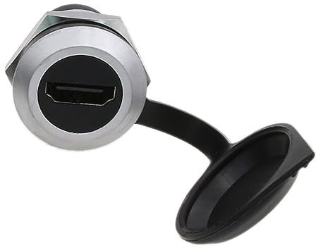 HangTon Lot de 5 connecteurs HDMI 2.0 résistants aux intempéries - Câble circulaire en ligne femelle vers femelle