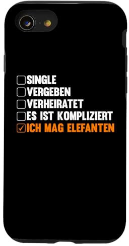 Hülle für iPhone SE (2020) / 7 / 8 Elefant Elefanten