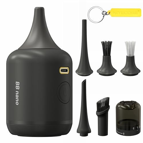 NITECORE BB Nano - Aeratore portatile versatile per fotografia elettronica, con kit di estensione NIA007, kit di pulizia migliorato NIA008, etichetta NITECORE
