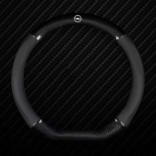 AEQTUDCB Auto Lenkradbezug, für Opel Corsa F (Facelift 2023) Anti-Rutsch Atmungsaktiv Haltbarkeit lenkradhülle für Auto lenkradschoner lenkradschutz Zubehör,A-D