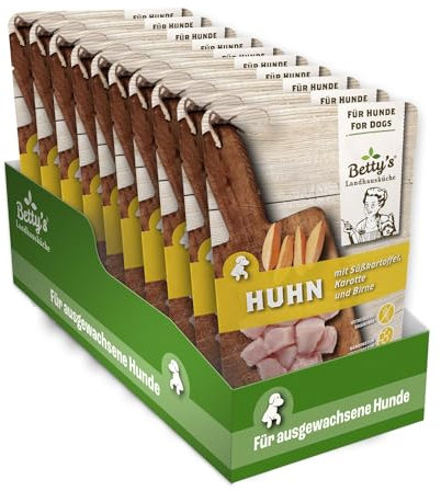 Betty’s Landhausküche Frischebeutel Huhn und Süßkartoffel 300g x 10