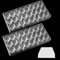 Binwat Chocolate Candy Mold PC Polycarbonate Chocolate Making Mould with Scraper (Scalloped Shell, 2pcs)