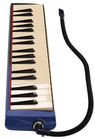 Melodica Air Piano Instrument, Double Soft Tubes Musikinstrument 37 Tasten Melodica Instrument Einfach zu Spielen für für den Musikunterricht