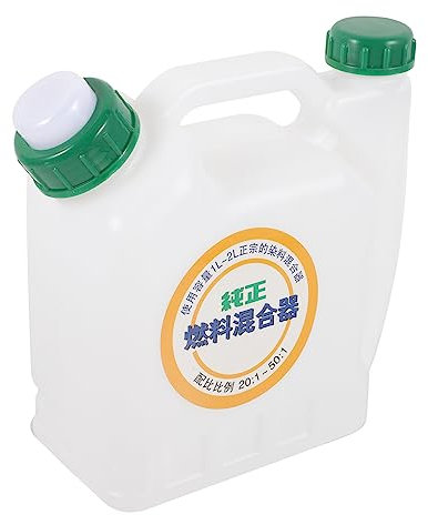 Milisten Oil Mixing Tank Petroleum Mix Bottle 1.5L Reusable Plastic Fuel Mixing Bottle for 2-Stroke Engine Outdoor Use