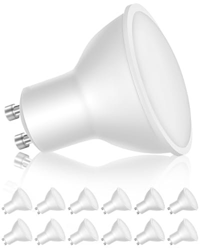 LEDYA GU10 LED Warmweiss, 3.5W/3000K/420lm (50W Halogenlampe Ersetzt) Lebensdauer Bis zu 30,000 Stunden LED Leuchtmittel GU10 Warmweiß, Abstrahlwinkel 120° Nicht Dimmbar LED Glühbirne GU10, 12er-Pack