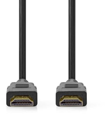 Nedis Ultra High Speed ​​HDMI -Kabel - HDMI Stecker - HDMI Stecker - 8K@60Hz - 48 Gbps - 2.00 m - Rund - 6.5 mm - Schwarz - Label