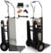 ROOMEDAL Elektrischer Treppensteigerwagen, 299,8 kg, 600 W, angetrieben, elektrischer Treppensteiger, Handwagen mit Gummireisten zum Umzug, robuster Treppensteiger