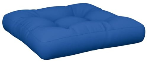 vidaXL Palettenkissen, Palettenpolster für Europaletten, Palettensofa Kissen Indoor Outdoor, Palettenauflage Sitzkissen, Königsblau Stoff