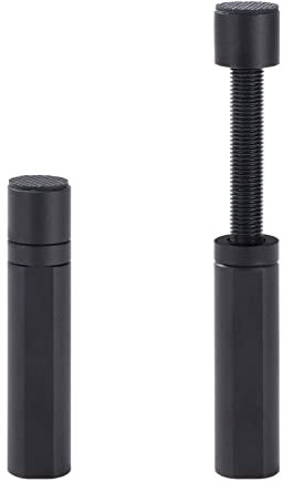 Tunejoy GPU Halter Grafikkartenhalterung Aus Aluminium VideoKarte Halter Höhenverstellbare Grafikkartenhalter 70-110 mm Hoch Schwarz 70x15x15mm