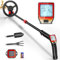 Detector de Metales Niños, Alta Precisión Portátil Detector Metales Niños, Altura Ajustable 66-83 cm con Bobina de Búsqueda Impermeable,Pantalla LED, Pala, Bolsa de Almacenamiento