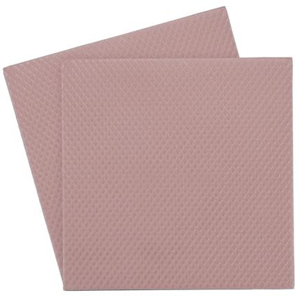 Thermal Grizzly Minus Pad 8 2x 100x100x1,0 mm Wärmeleitpad GPU, RAM, SSD | Bewährte Wärmeleitfähigkeit, hohe Kompressibilität, elektrisch nichtleitend, RAM, VRAM, Mainboard, Elektronik, PC-Komponenten