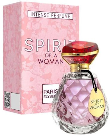PARIS ELYSEES PARFUMS - Spirit of a Woman - Eau de parfum femme - Floral Chypré - Notes de Poire, Rose et Patchouli - vaporisateur parfum - 100ML