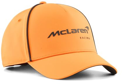 Puma Unisex Baseballkappe Mclaren Bb Cap | McLaren Racing und PUMA-Branding, Gebogener Rand mit Snapback-Verschluss hinten, Offiziell lizenziert