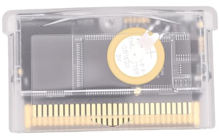 Plyisty Flash-GBA-Kassette, Spielkassette mit 32 MB Speicher, 1 MB statischem RAM, wiederbeschreibbar, RTC-Chip, solarbetrieben, für GBA SP, GB Micro, DS, Lite, für Game Boy Player