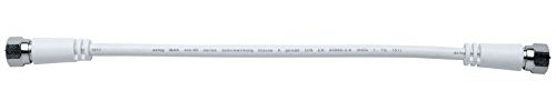 Axing MAK 020-80 doppelt geschirmtes Patch-Kabel Koaxialkabel Class A mit F-Stecker 0,20 m