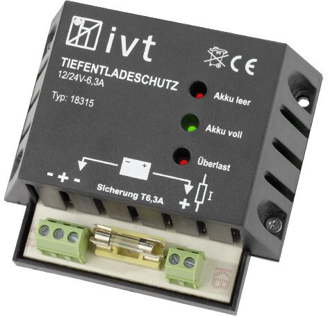IVT 200030 Tiefentladeschutz für Solarbatterien 12/24V 6A