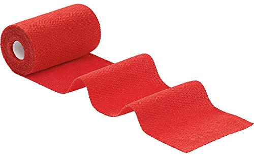 IDEALAST-haft color Binde 10 cmx4 m rot 1 St