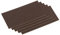 Meister 645426 - Ritaglio di feltro adesivo, 100 x 200 mm, 5 pezzi colore: marrone