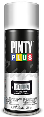 PINTYPLUS BASIC Pintura de Esmalte en spray 520cc Negro Mate 9005