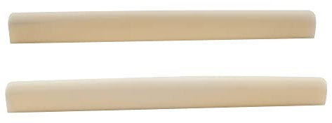 Musiclily 6 String Classical Guitar Bone Saddle,DJ-02 80x3x9/8mm (2 Pieces)