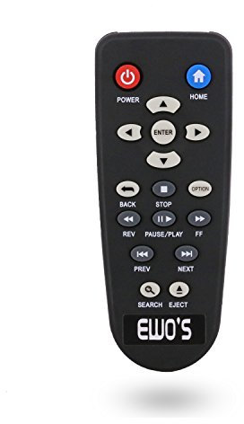 Mando a distancia EWO para reproductor Western Digital Live.