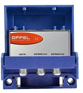 Amplificatore da palo Offel modello LOG22 2 ingresi V+U 22dB