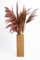 Wandvase Holz, Hängende Vase aus massivem Eichenholz, Wanddekoration, Wanddeko Vase