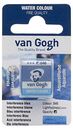 Van Gogh Aquarellfarbe, halbes Näpfchen, Interferenz Blau 846