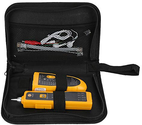 Wire Tracker Ethernet Lan Network Network Detector Tester di rete Tester per cavo tenuto in mano con auricolare Tester per cavo telefonico ad alta sensibilità Tracker per cavo per Lan Ethernet