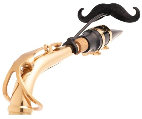 Sax-Stache Schnurrbart zum Aufstecken für Saxophon (Tenor/Bari)