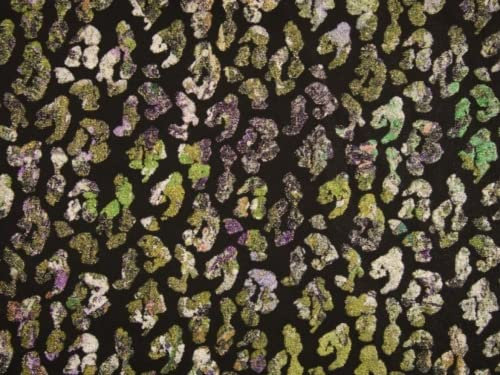 Minerva Crafts Lurex Jacquard-Stoff, mehrfarbig, Meterware