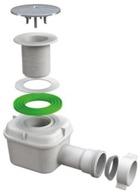 Kiamami Valentina DESAGÜE para Platos DE Ducha ESTÁNDAR DE 60 MM