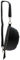 SH Leder ® echt Leder Hüfttasche Damen Herren Unisex Gürteltasche für Festival Reise Bauchtasche kleine Crossbody Bag Frauen Ledertasche 23x12cm AVA G292 (Schwarz Metallic)