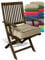 npluseins Boxkissen - Kissen wetterfest und wasserdicht - Premium Sitzpolster - Sitzunterlage für Camping Konzert Reise 1572.2264, Boxkissen (40 x 40 x 9 cm), beige